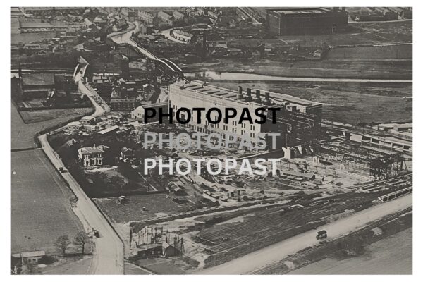 Old image showing Manchester Electrical Power Station, Barton, Eccles, Manchester
