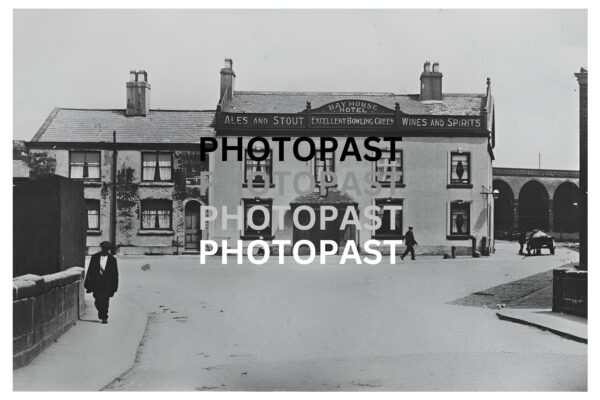 Old postcard of The Bay Horse Hotel, Clayton Bridge, Clayton, Manchester